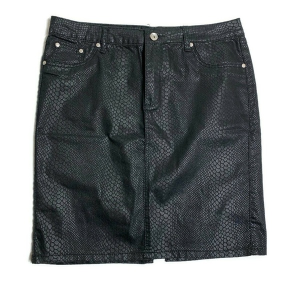 Suko jeans snake print mini skirt - Picture 1 of 5